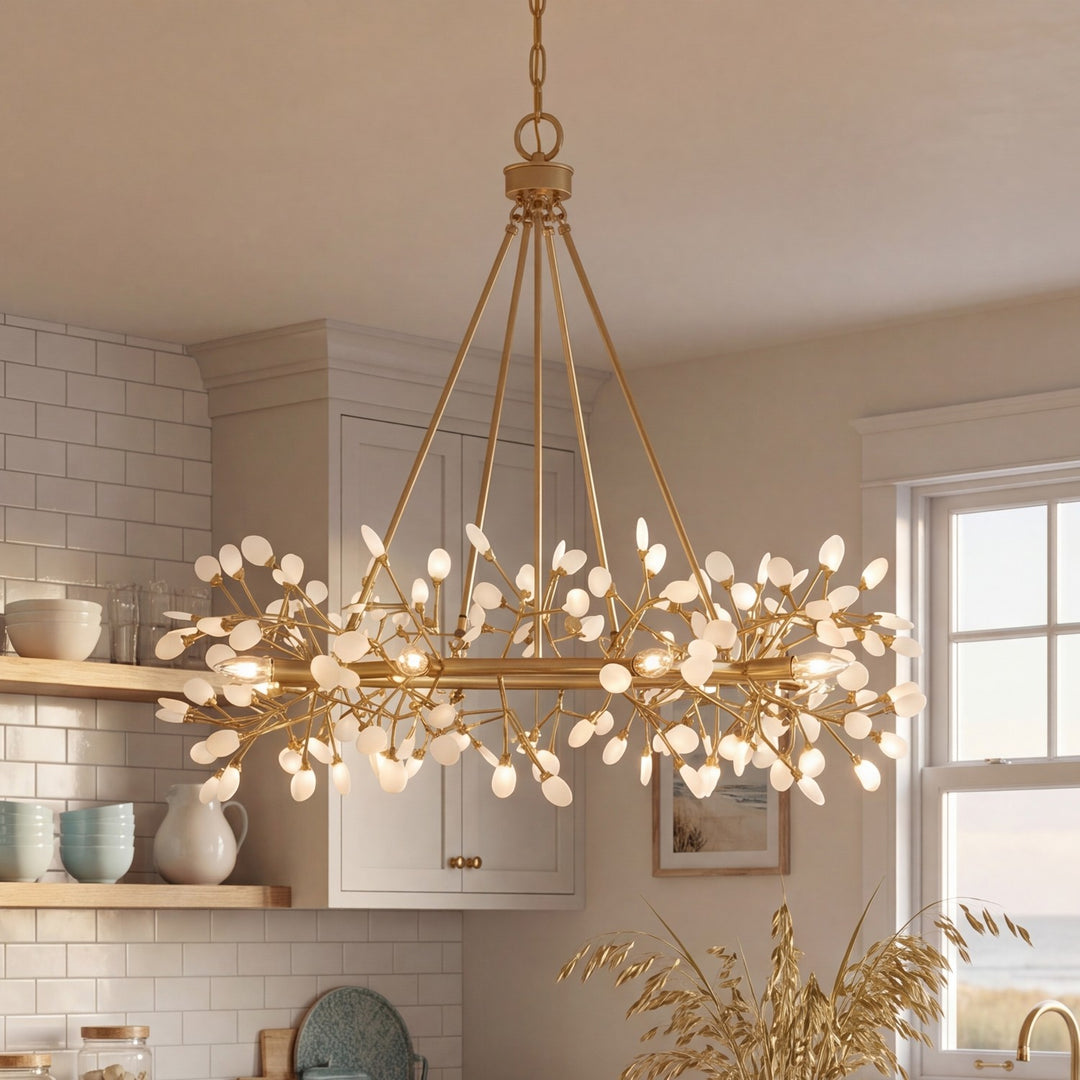 Savoy House - 1-9855-8-328 - Eight Light Chandelier - Once - Spun Gold