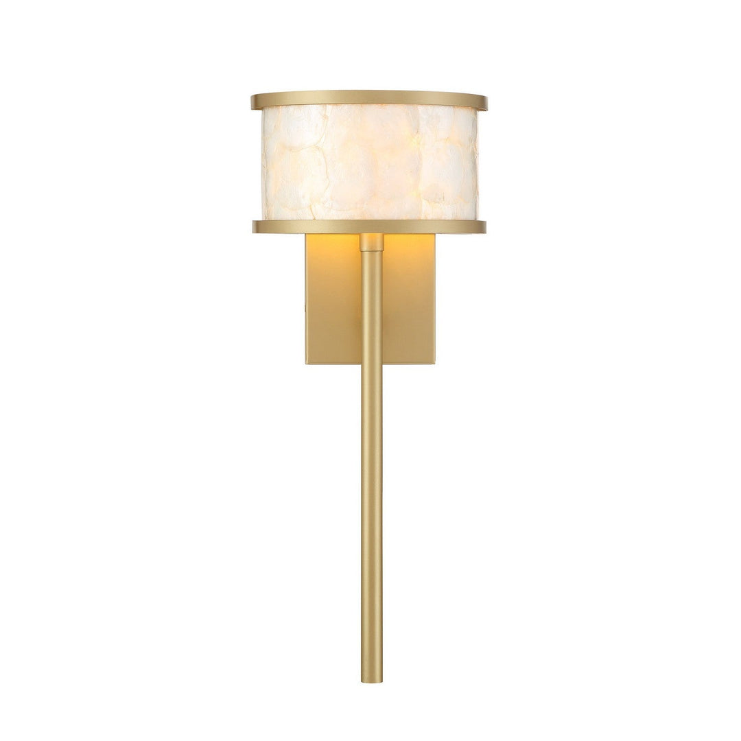 Mariquita One Light Wall Sconce in Spun Gold Savoy House