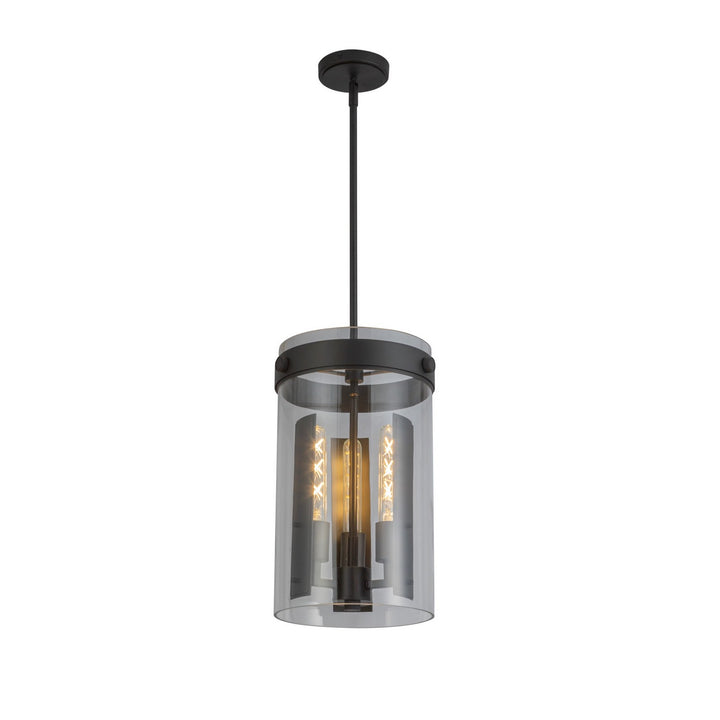 Artcraft Canada - AC10051BK - Three Light Pendant - Dahlia - Black