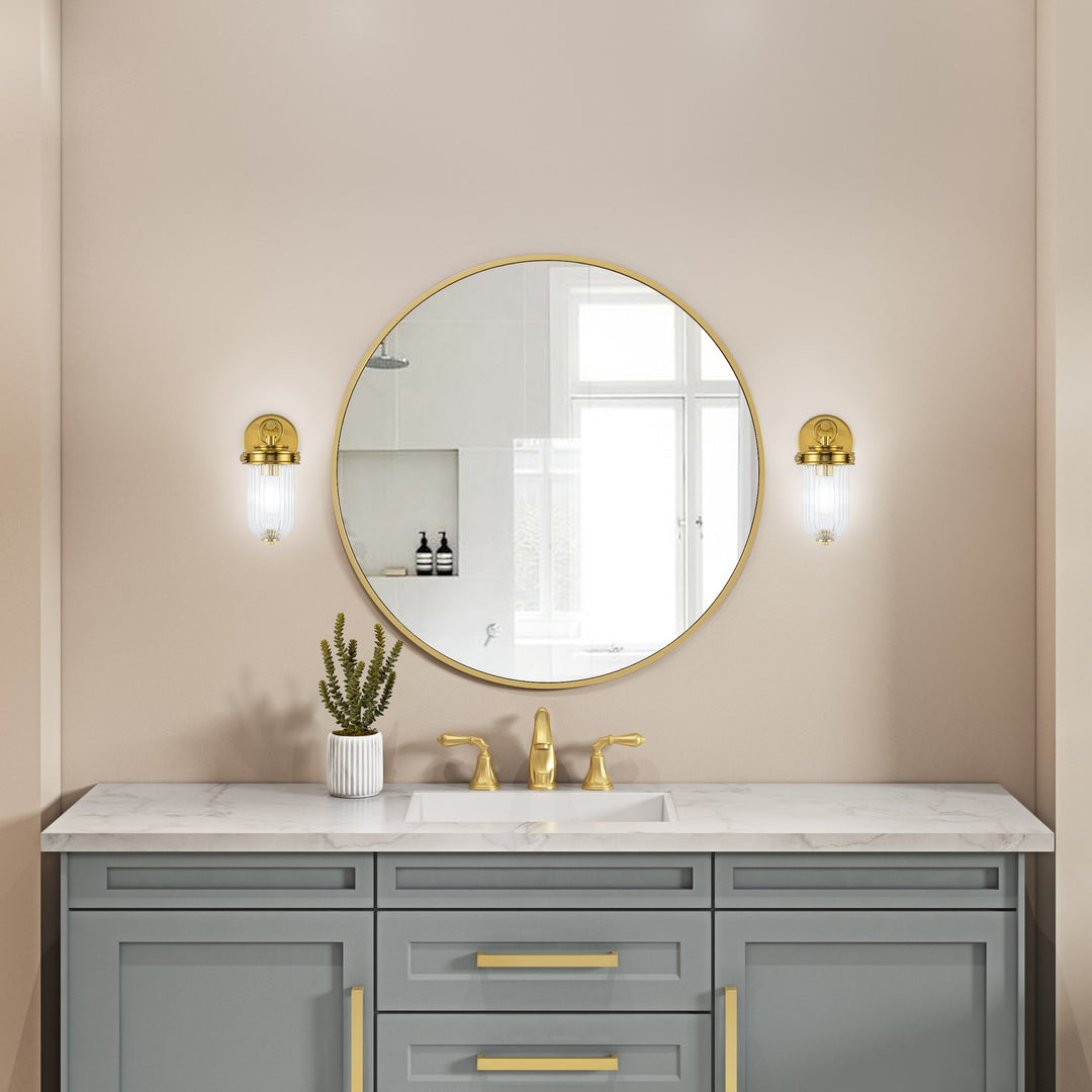 Artcraft Canada - AC12021BR - One Light Wall Sconce - Myla - Vintage Brass