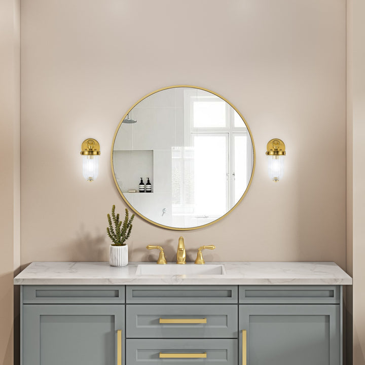 Artcraft Canada - AC12021BR - One Light Wall Sconce - Myla - Vintage Brass