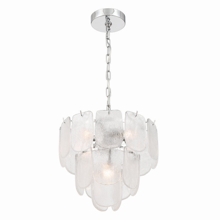 Artcraft Canada - AC12051CR - Five Light Pendant - Bianca - Polished Nickel, Crystalline