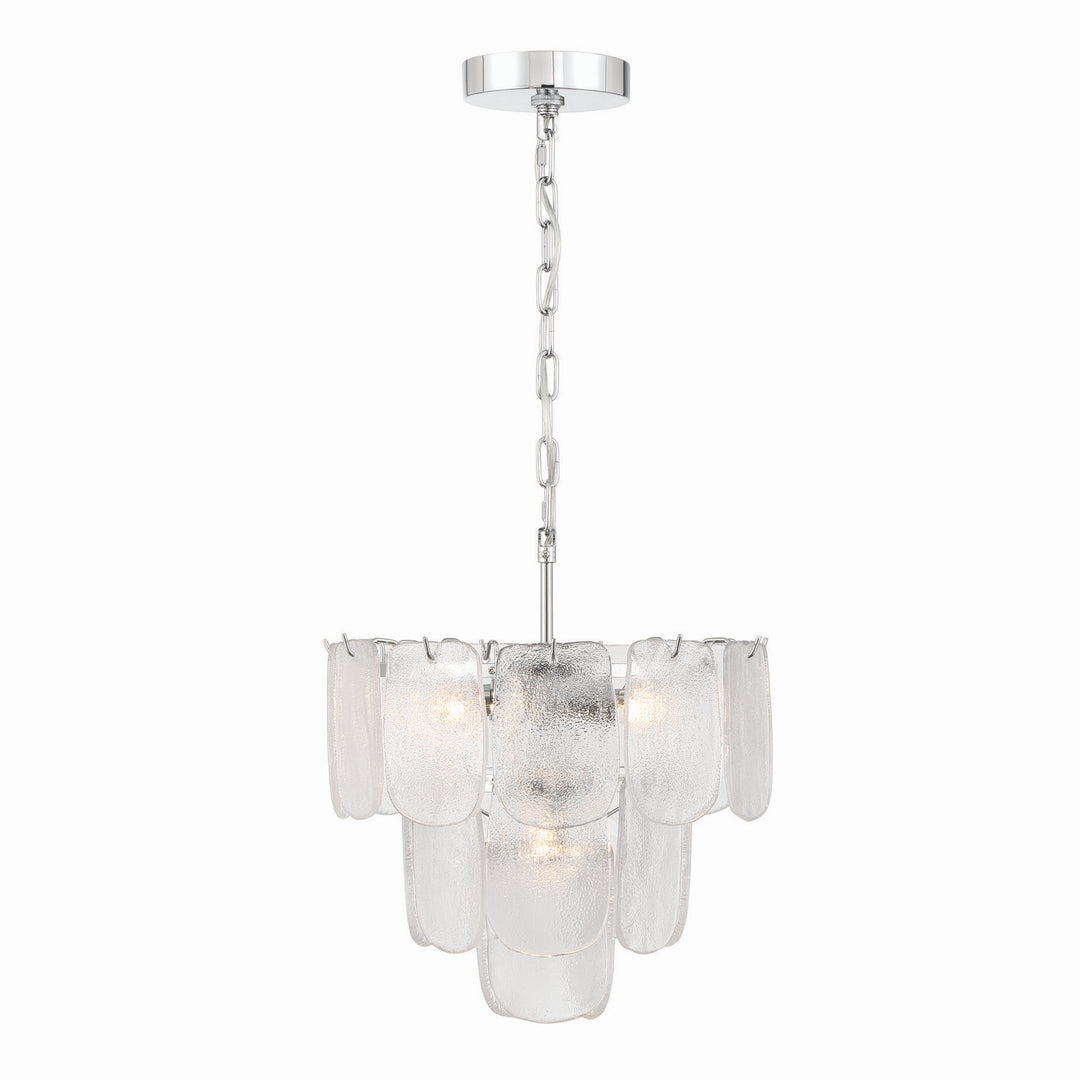 Artcraft Canada - AC12051CR - Five Light Pendant - Bianca - Polished Nickel, Crystalline