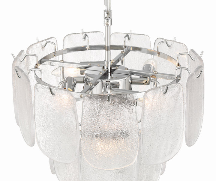 Artcraft Canada - AC12051CR - Five Light Pendant - Bianca - Polished Nickel, Crystalline