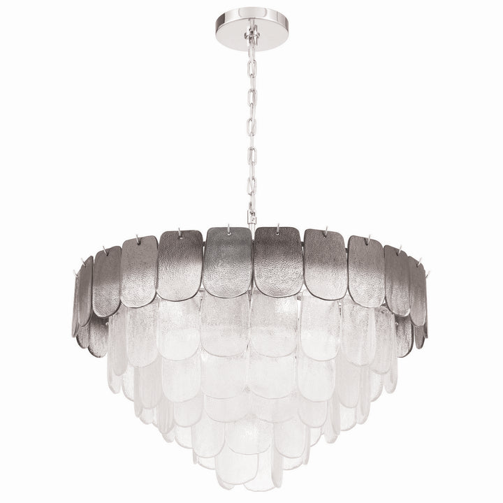 Artcraft Canada - AC12053CS - 19 Light Chandelier - Bianca - Polished Nickel, Crystalline Smoke