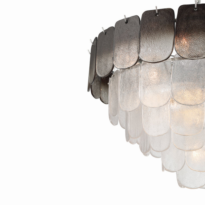 Artcraft Canada - AC12053CS - 19 Light Chandelier - Bianca - Polished Nickel, Crystalline Smoke