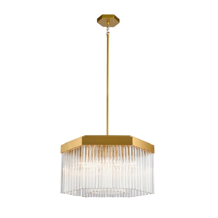 Artcraft Canada - AC12063BR - Seven Light Chandelier - Emma - Brushed Brass
