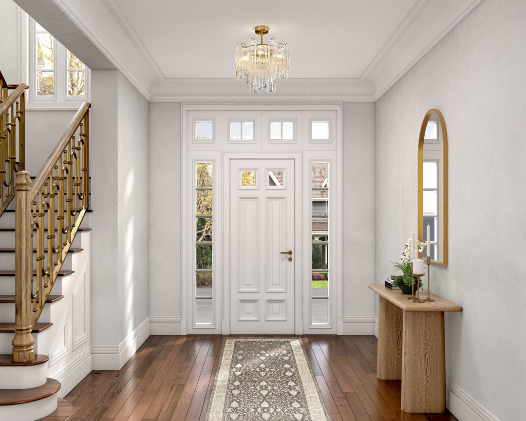 Artcraft Canada - AC12103BR - Five Light Semi Flush Mount - Sophia - Brass