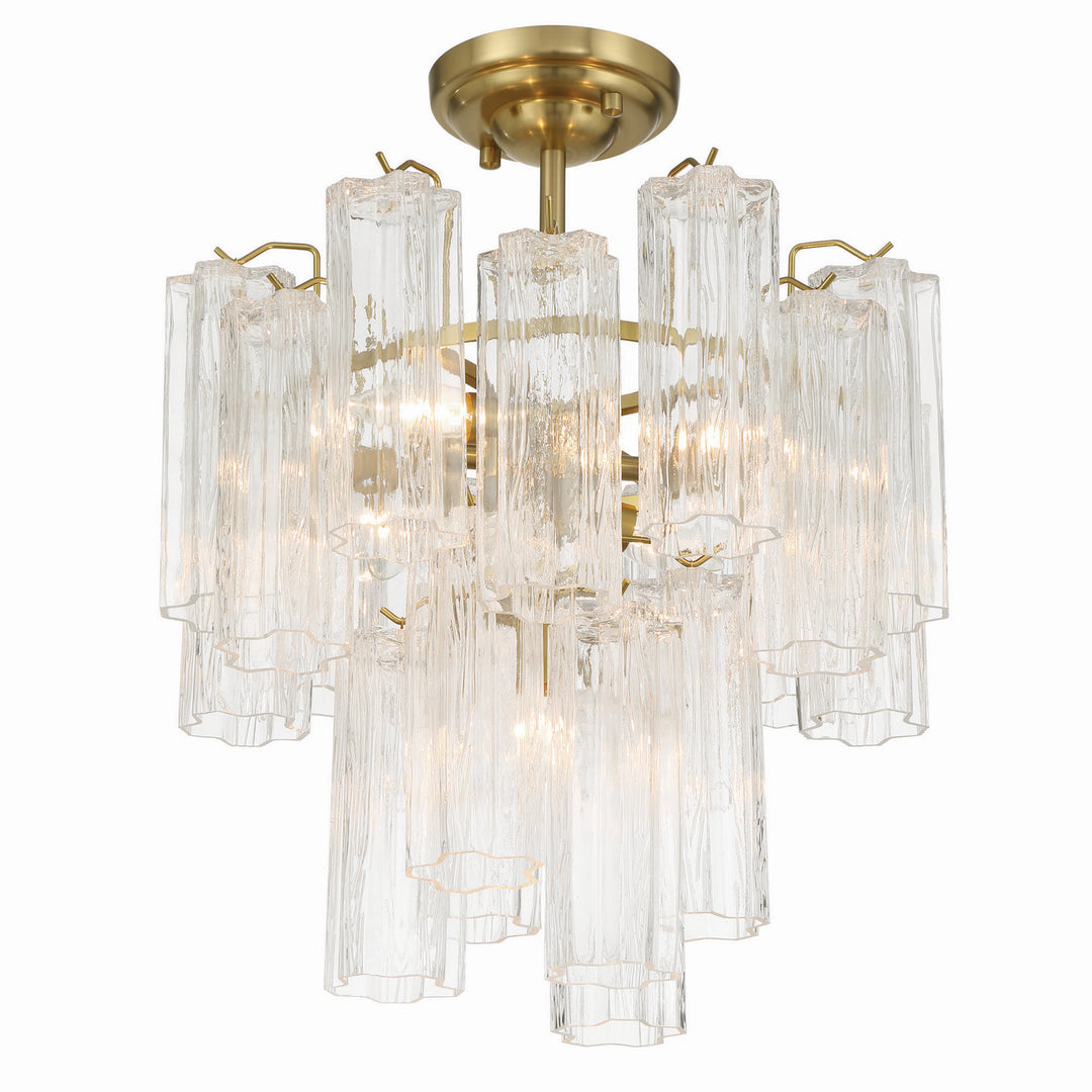 Artcraft Canada - AC12103BR - Five Light Semi Flush Mount - Sophia - Brass