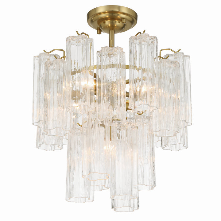 Artcraft Canada - AC12103BR - Five Light Semi Flush Mount - Sophia - Brass