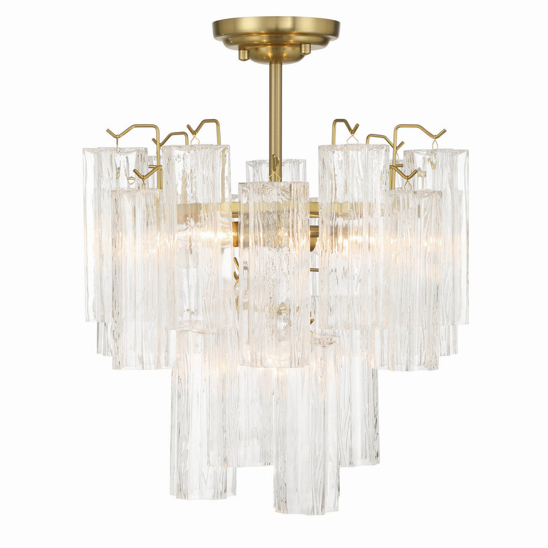Artcraft Canada - AC12103BR - Five Light Semi Flush Mount - Sophia - Brass