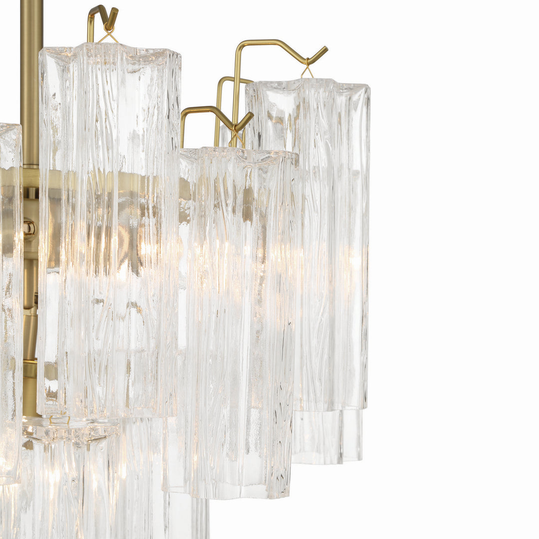 Artcraft Canada - AC12103BR - Five Light Semi Flush Mount - Sophia - Brass