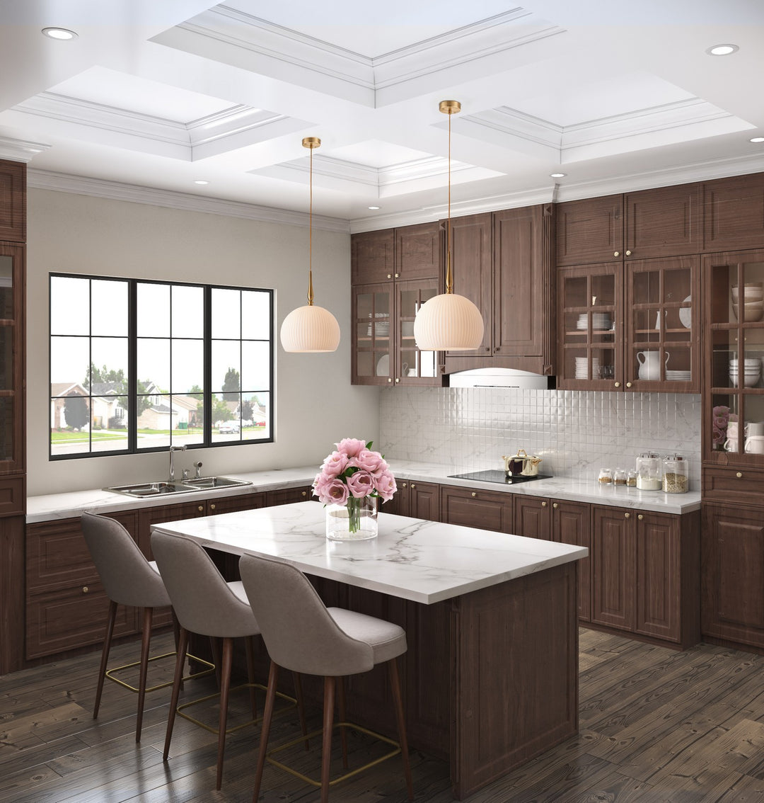 Artcraft Canada - AC12110BR - One Light Pendant - Kate - Brushed Brass