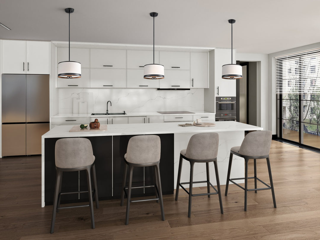 Artcraft Canada - AC12161BK - Three Light Pendant - High Street - Black