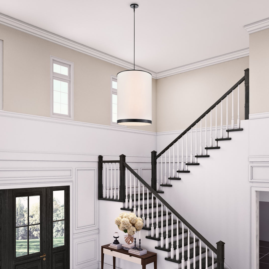 Artcraft Canada - AC12166BK - Eight Light Chandelier - High Street - Black