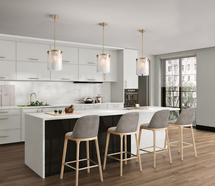 Artcraft Canada - AC12170BR - Three Light Pendant - Skye - Brass