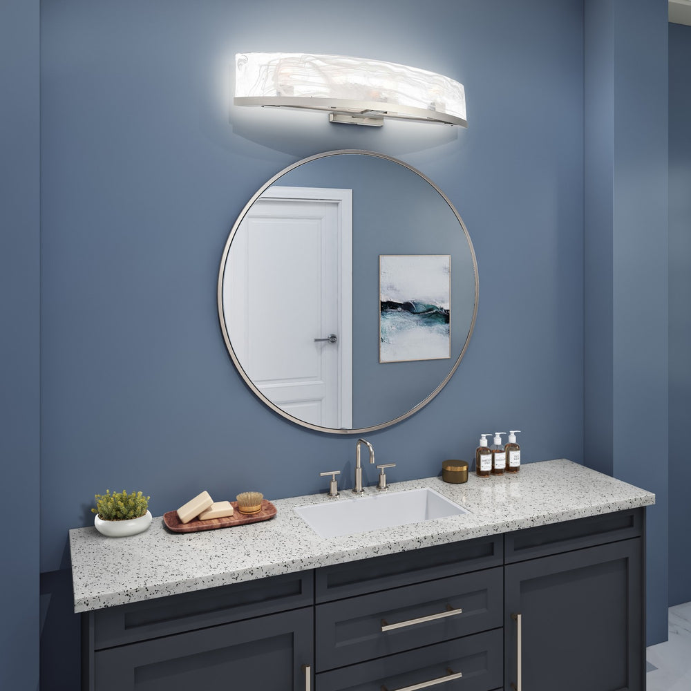 Artcraft Canada - AC12174BN - Four Light Bathroom Vanity - Skye - Brushed Nickel