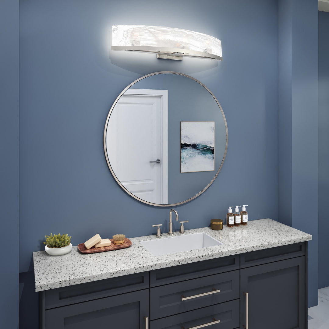 Artcraft Canada - AC12174BN - Four Light Bathroom Vanity - Skye - Brushed Nickel