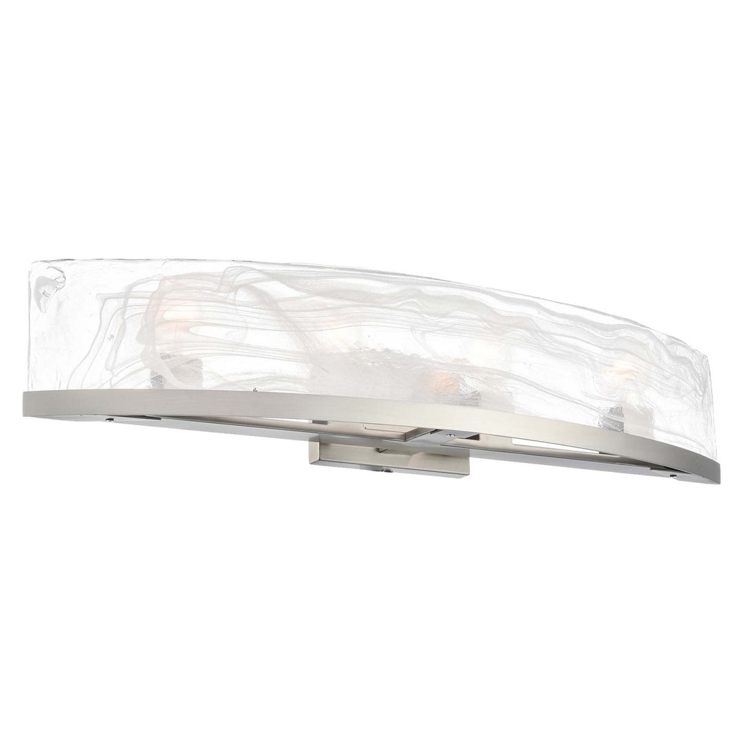 Skye Four Light Bathroom Vanity in Brushed Nickel - available from The Lighting Shoppe, trusted by Canadian homeowners