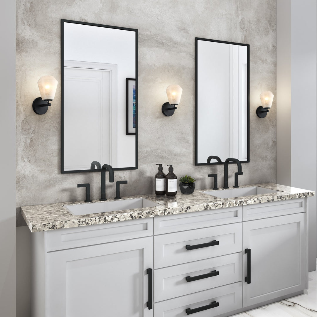 Artcraft Canada - AC12181BK - One Light Wall Sconce - Brooke - Black