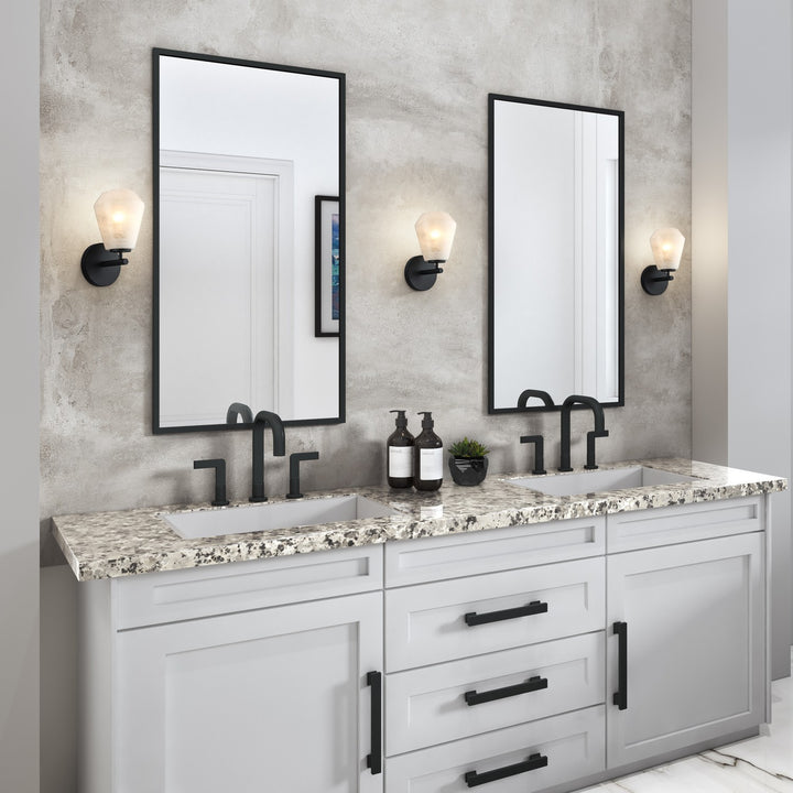 Artcraft Canada - AC12181BK - One Light Wall Sconce - Brooke - Black