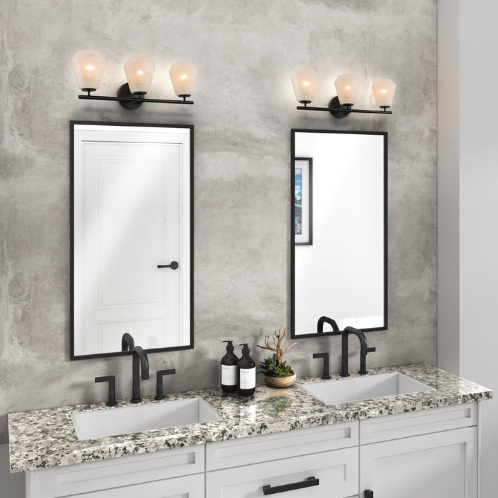 Artcraft Canada - AC12183BK - Three Light Bathroom Vanity - Brooke - Black