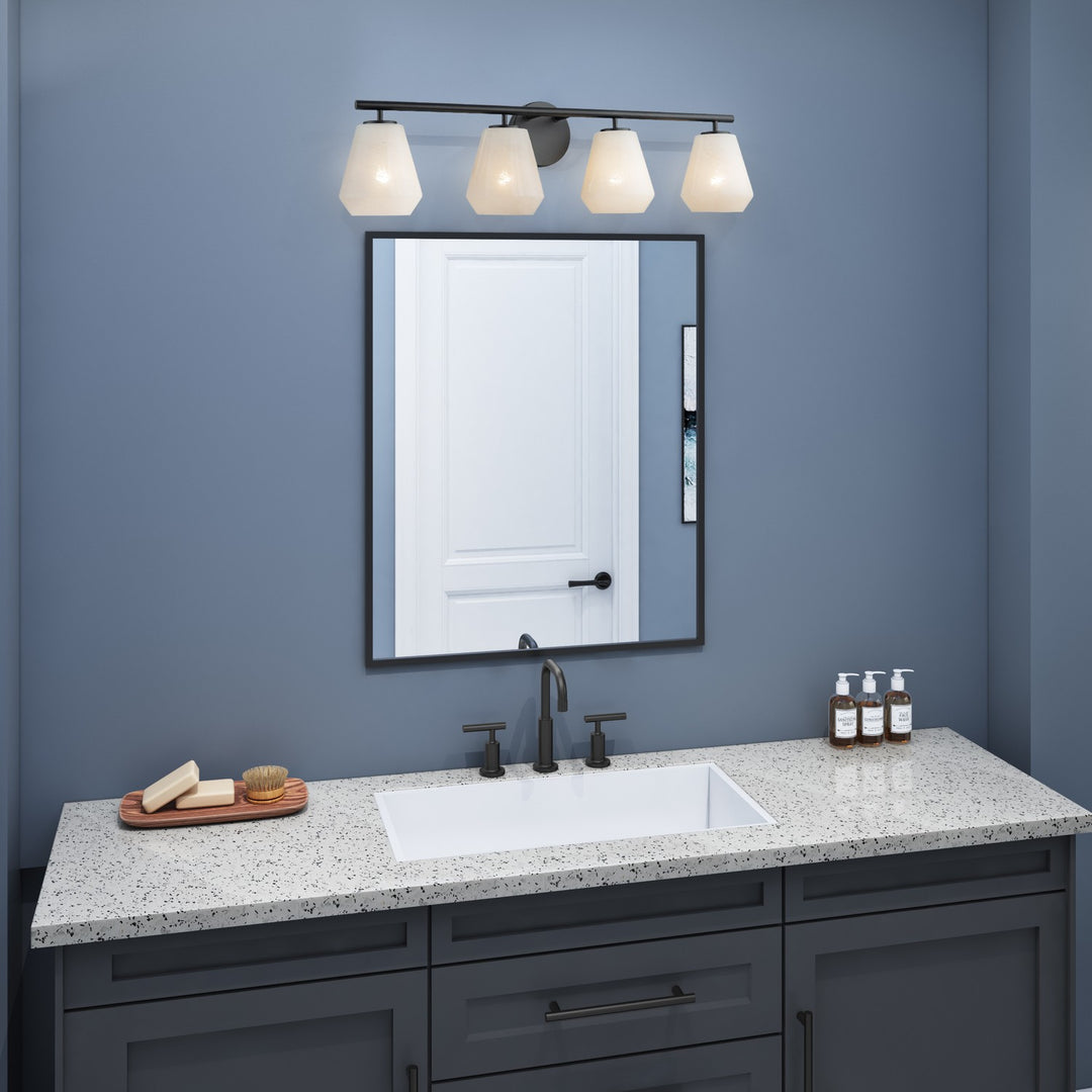 Artcraft Canada - AC12184BK - Four Light Bathroom Vanity - Brooke - Black