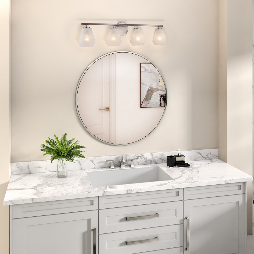 Artcraft Canada - AC12184BN - Four Light Bathroom Vanity - Brooke - Brushed Nickel