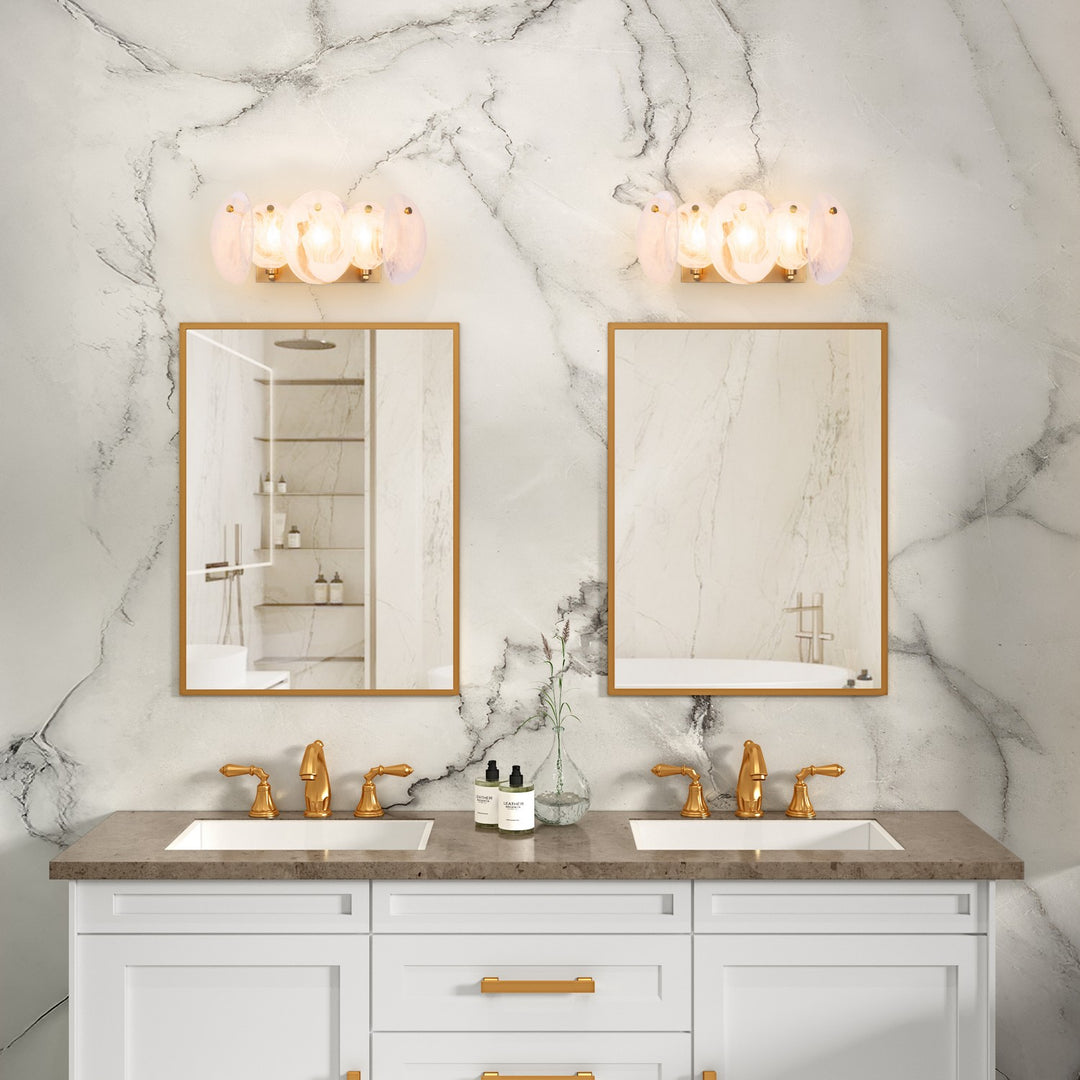 Artcraft Canada - AC12213BR - Three Light Bathroom Vanity - Lily - Brushed Brass