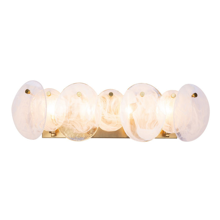 Artcraft Canada - AC12214BR - Four Light Bathroom Vanity - Lily - Brushed Brass