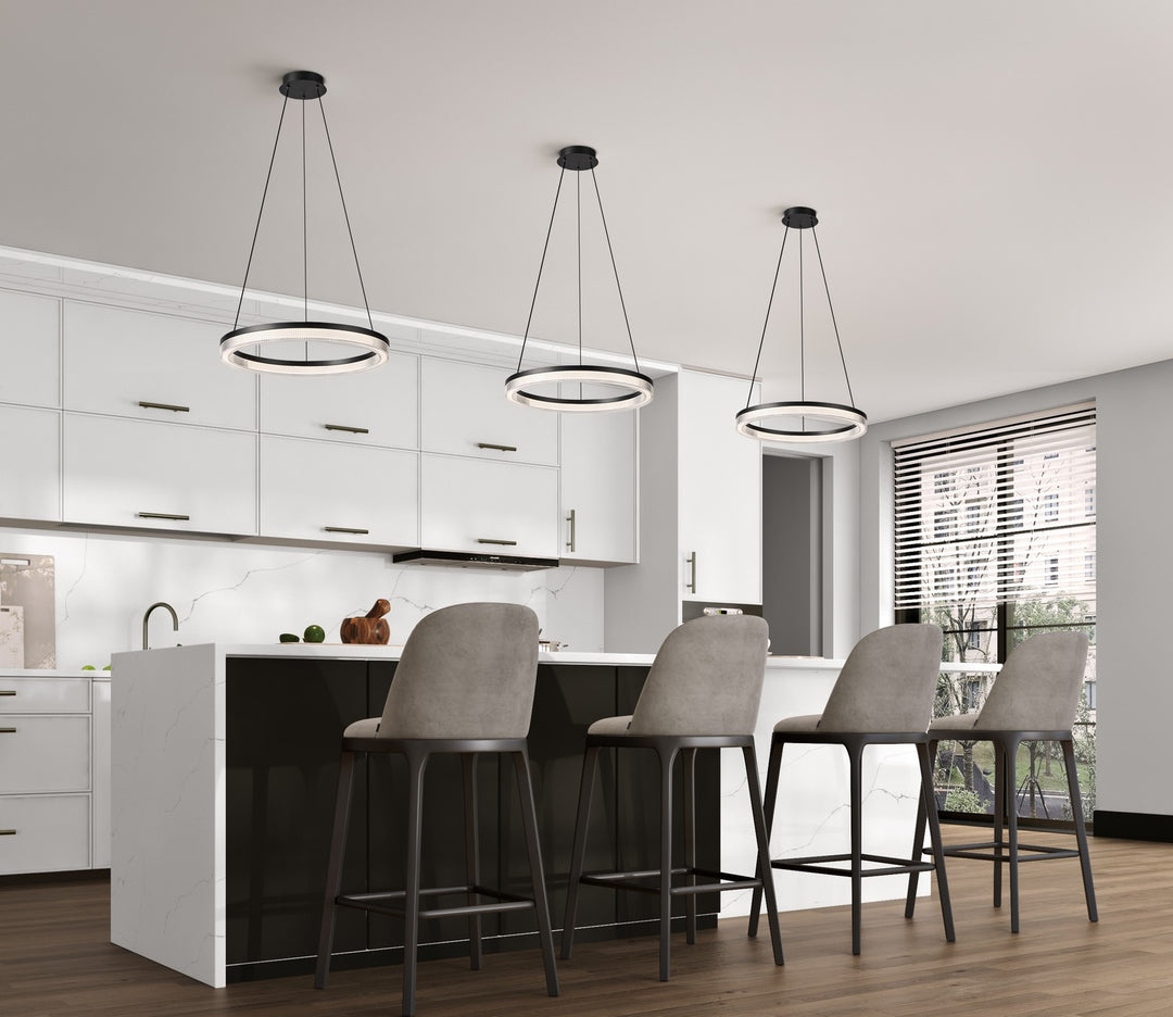 Artcraft Canada - AC6832BK - LED Pendant - Ari - Black