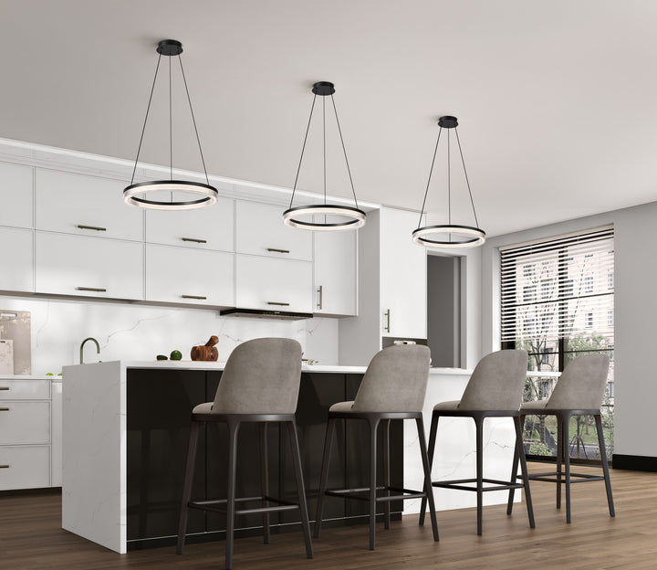 Artcraft Canada - AC6832BK - LED Pendant - Ari - Black
