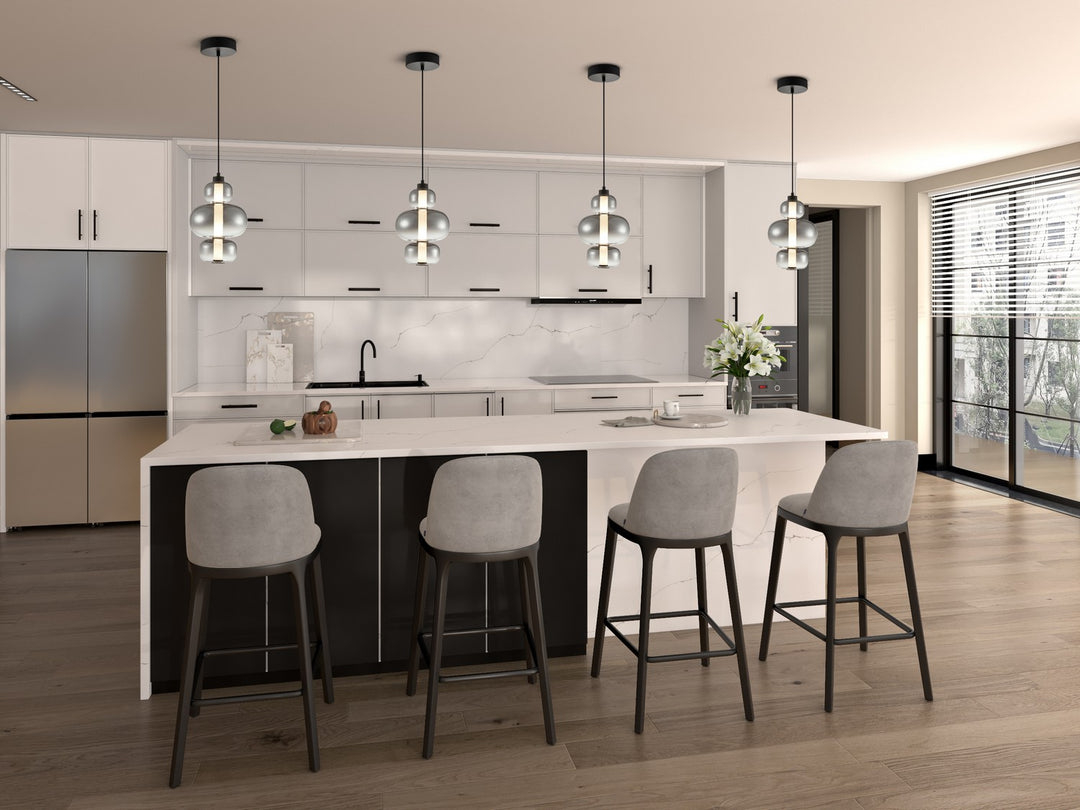 Artcraft Canada - AC6910SM - LED Pendant - Astra - Black