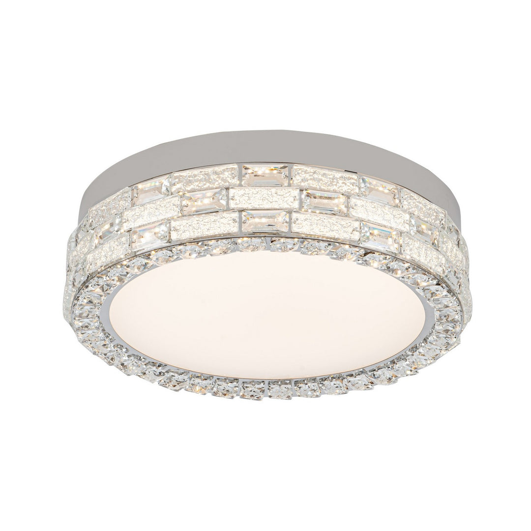 Elegance LED Flush Mount in Chrome - available from The Lighting Shoppe, trusted by Canadian homeowners
