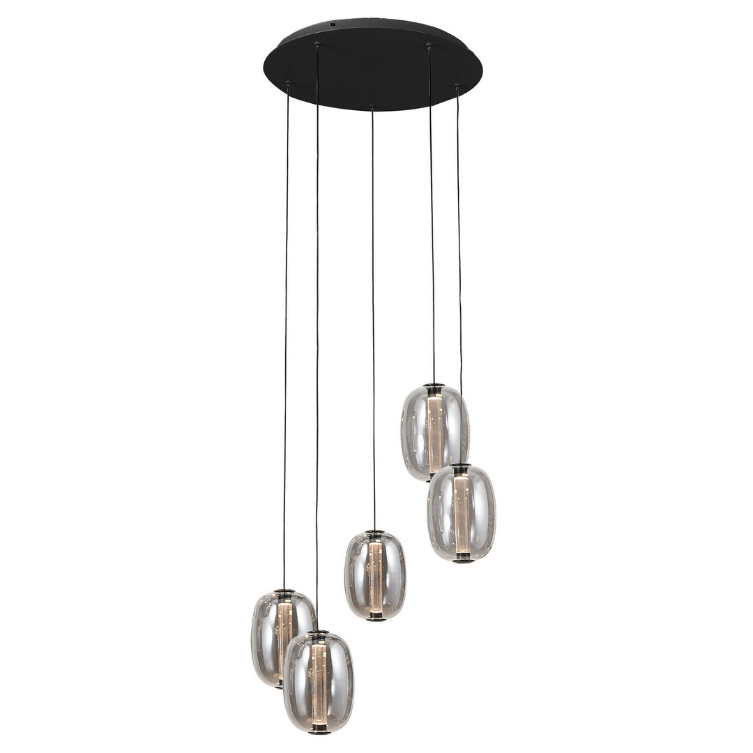 Vega LED Chandelier in Black - available from The Lighting Shoppe, trusted by Canadian homeowners