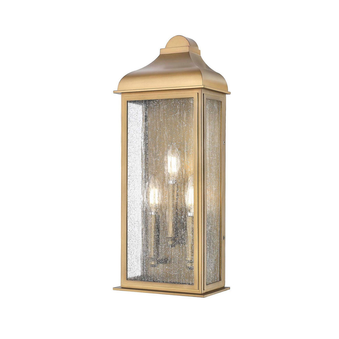 Artcraft Canada - AC8187WB - Three Light Outdoor Wall Sconce - Madrid - Weathered Brass