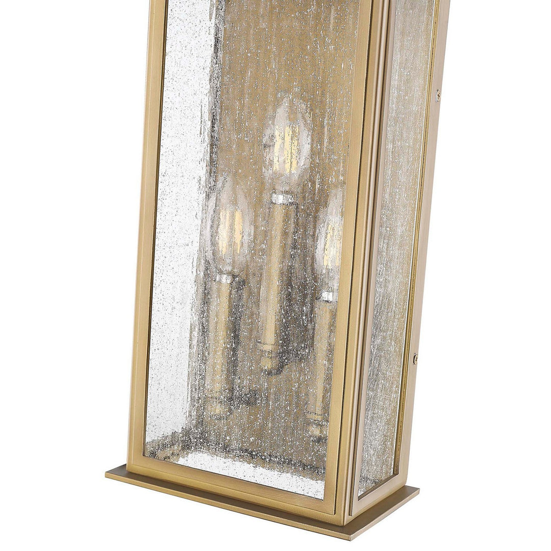 Artcraft Canada - AC8187WB - Three Light Outdoor Wall Sconce - Madrid - Weathered Brass