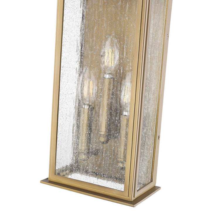 Artcraft Canada - AC8187WB - Three Light Outdoor Wall Sconce - Madrid - Weathered Brass