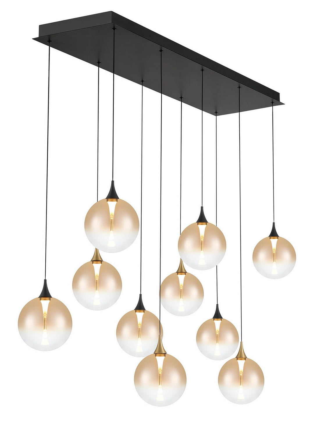Eurofase Canada - 48934-039 - IISSA-CHD-10LT-47IN-GBM-AM - IISSA - Gold-Black