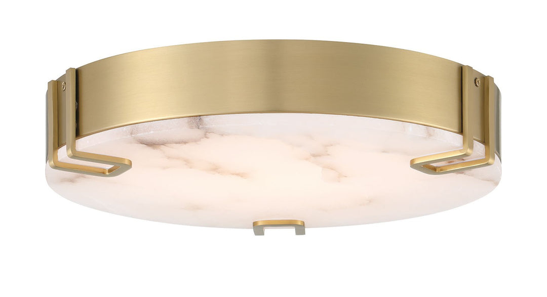 One Light Flush Mount in Gold - available from The Lighting Shoppe, trusted by Canadian homeowners