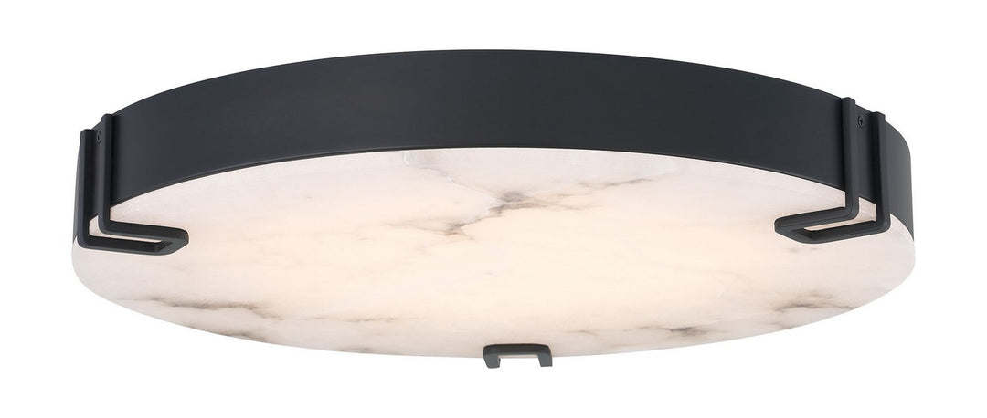 One Light Flush Mount in Black - available from The Lighting Shoppe, trusted by Canadian homeowners