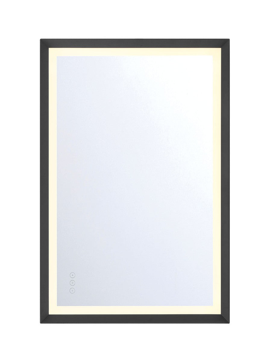 LED Mirror in Black - available from The Lighting Shoppe, trusted by Canadian homeowners