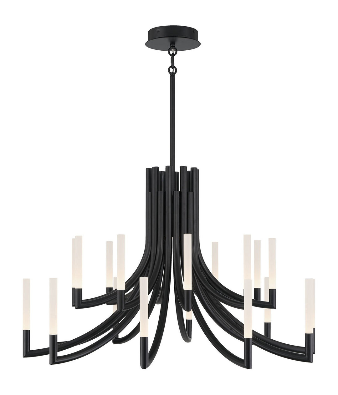 Eurofase Canada - 49012-033 - OLETTE-CHD-20LT-42IN-BK-FR - OLETTE - Black