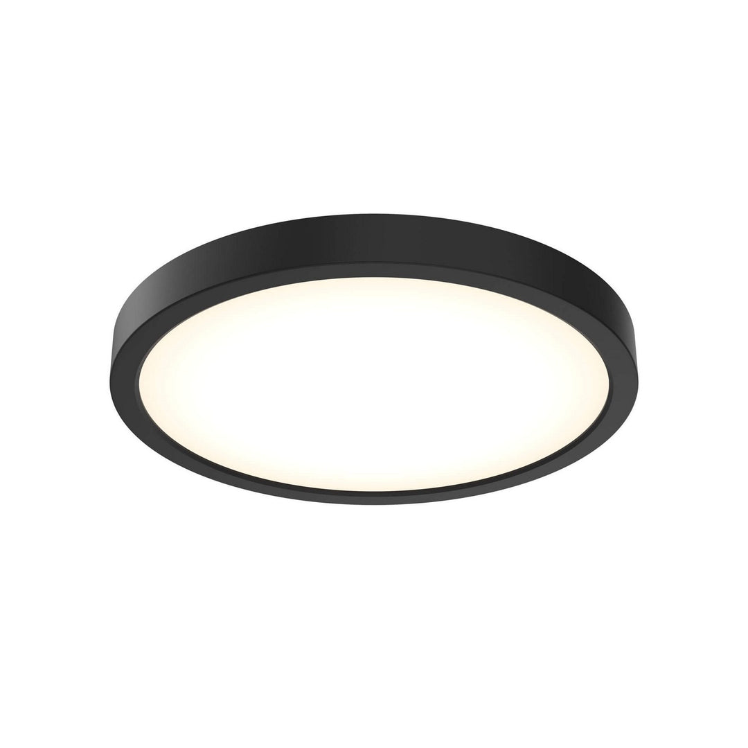 Delta One Light Flush Mount in BK - available from The Lighting Shoppe, trusted by Canadian homeowners