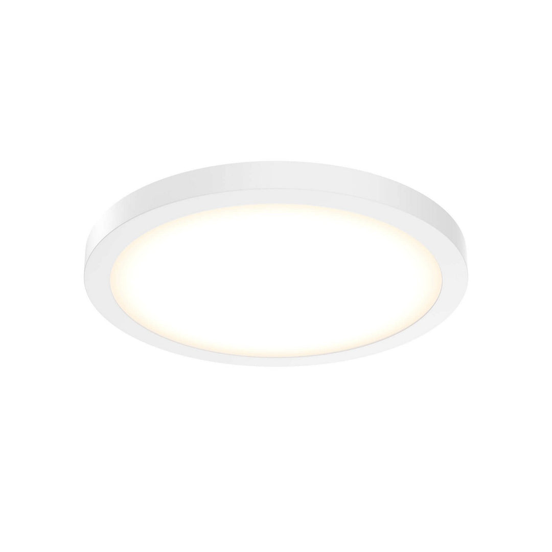 Delta One Light Flush Mount in WH - available from The Lighting Shoppe, trusted by Canadian homeowners