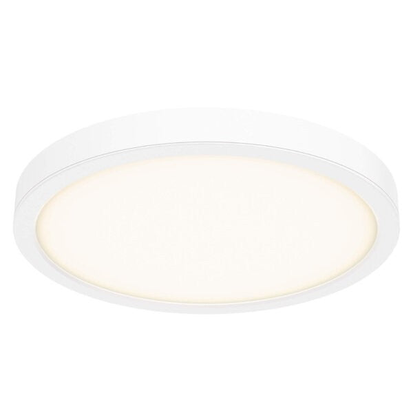 Delta One Light Flush Mount in WH - available from The Lighting Shoppe, trusted by Canadian homeowners