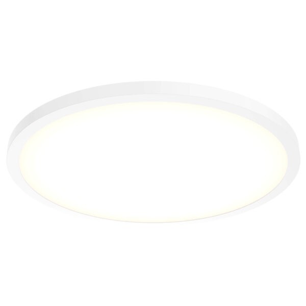 Delta One Light Flush Mount in WH - available from The Lighting Shoppe, trusted by Canadian homeowners