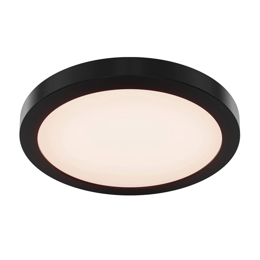 Radiance One Light Flush Mount in BK - available from The Lighting Shoppe, trusted by Canadian homeowners