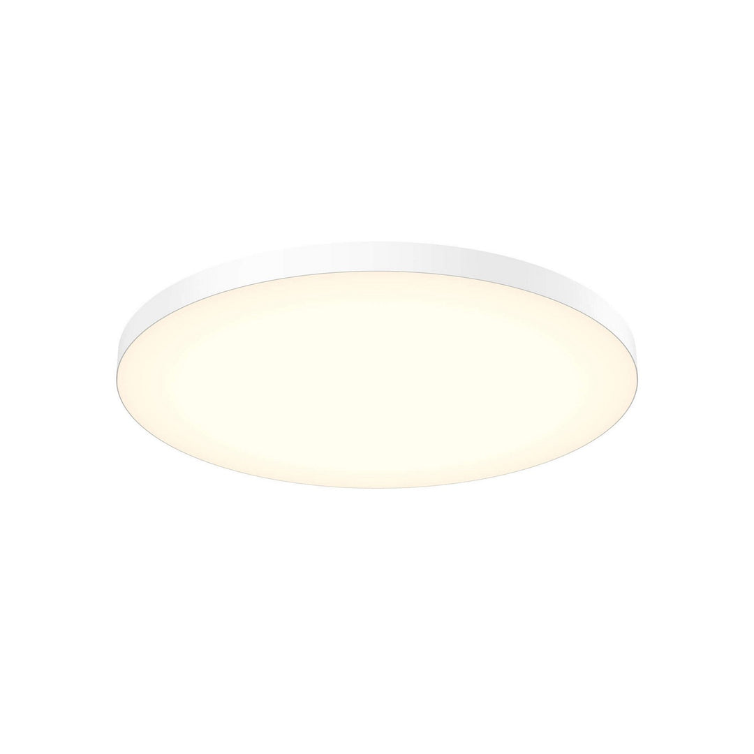 Fusion One Light Flush Mount in WH - available from The Lighting Shoppe, trusted by Canadian homeowners