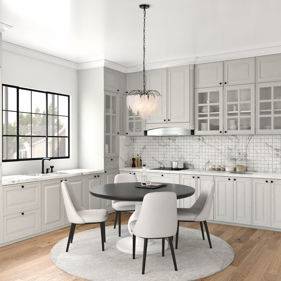Artcraft Canada - AC11780BK - Four Light Pendant - Alessia - Black